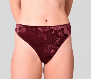 Crushed Velvet Thongs ( Reduced even Further )