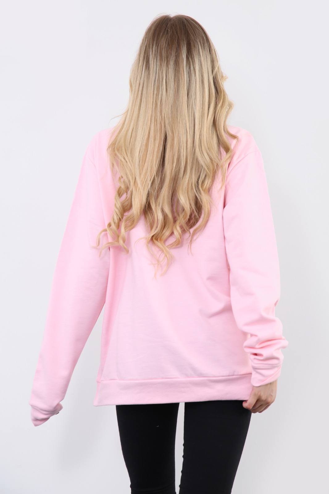 Ladies Pink Sweatshirt